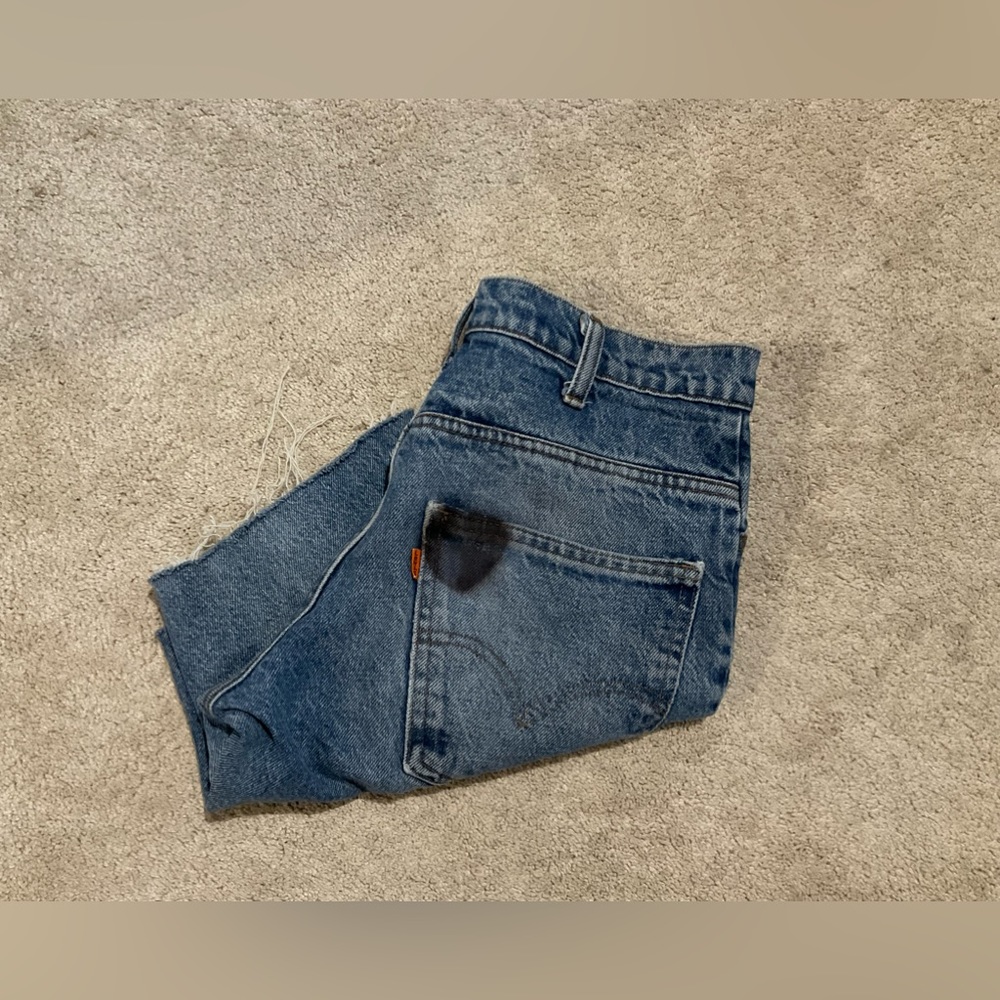 VINTAGE ORANGE TAB Levis’s Shorts